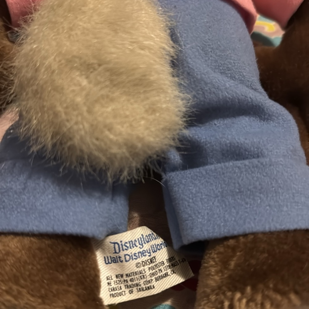 Disney Splash Mountain Brer Rabbit Plush Stuffed Animal - Picture 2 of 2